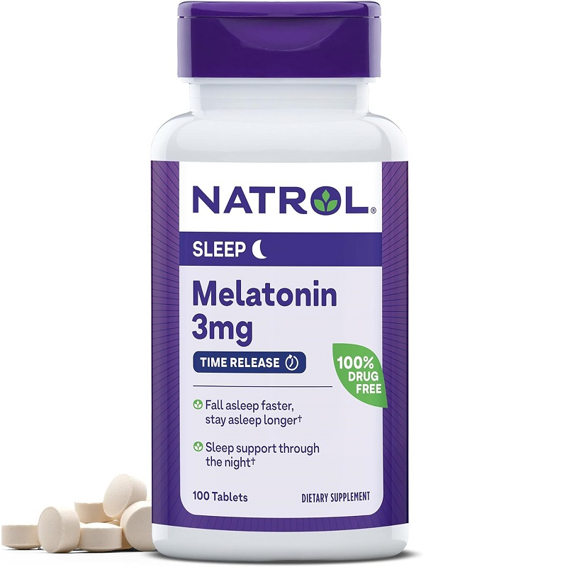 Natrol Melatonin 3 mg Time Release, 100 Tablets Natrol Melatonin 3 mg Time Release, 100 Tablets