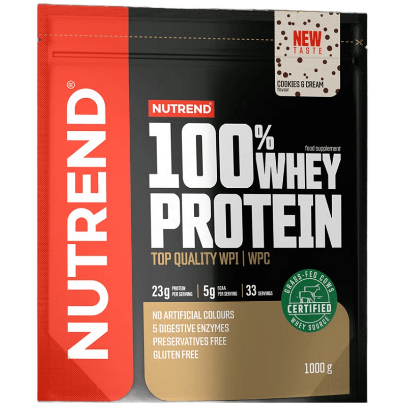 Nutrend 100% Whey Protein, 800 Grams Nutrend 100% Whey Protein, 800 Grams