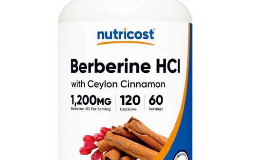 Nutricost Berberine HCl With Ceylon Cinnamon, 120 Capsules ...
