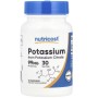 Nutricost Potassium Citrate 99 mg, 30 Capsules