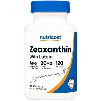 Nutricost Zeaxanthin with Lutein, 60 Softgels
