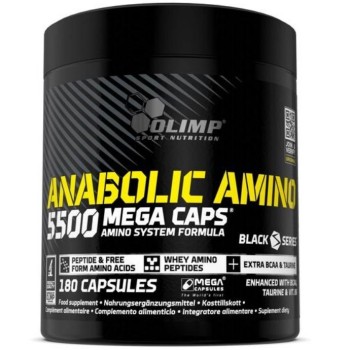 Olimp Nutrition Anabolic Amino 5500 Mega Caps, 180 Capsules