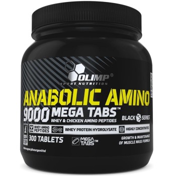 Olimp Nutrition Anabolic Amino 9000 Mega Tabs, 300 Tablets