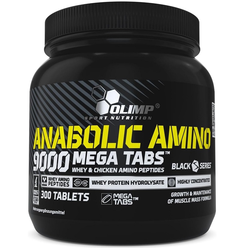 Olimp Nutrition Anabolic Amino 9000 Mega Tabs, 300 Tablets Olimp Nutrition Anabolic Amino 9000 Mega Tabs, 300 Tablets