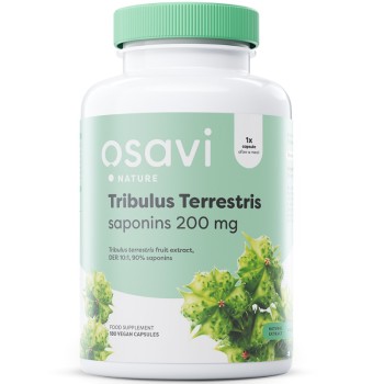 Osavi Tribulus Terrestris 200 mg Saponins, 180 Vegan Capsules