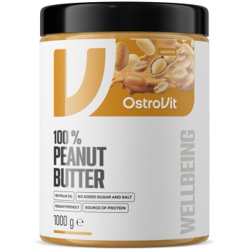 OstroVit 100% Peanut Butter Smooth, 1000 Grams OstroVit 100% Peanut Butter Smooth, 1000 Grams