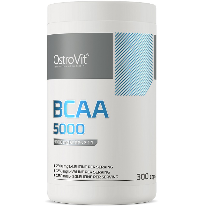 OstroVit BCAA 5000, 300 Capsules