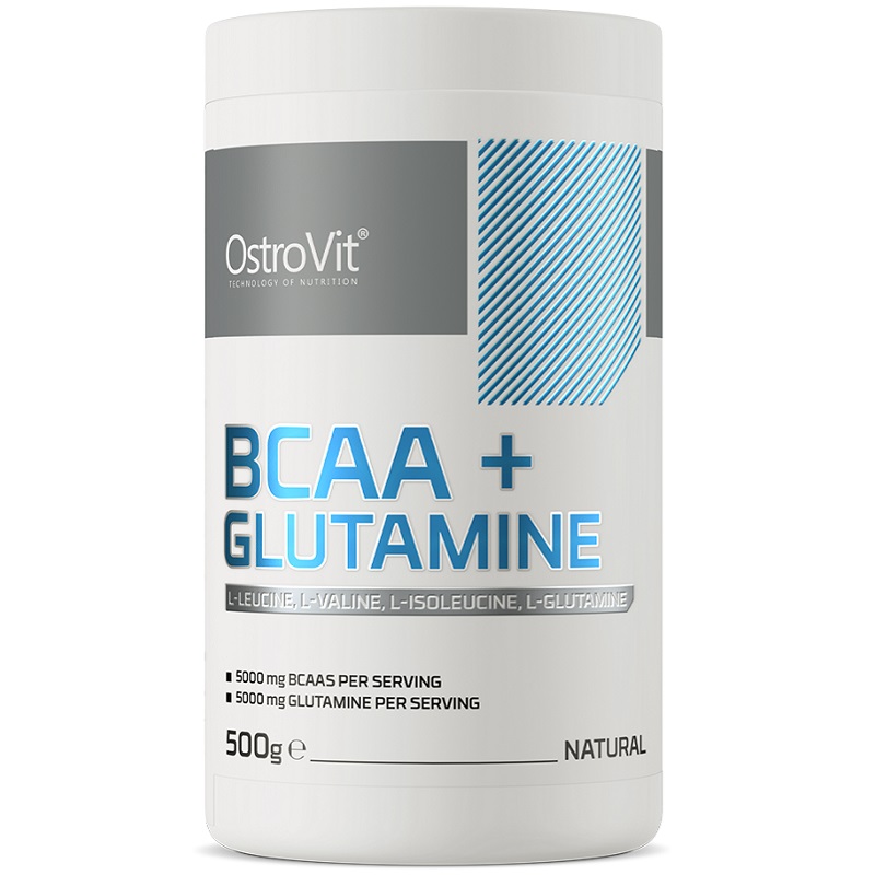 OstroVit BCAA + Glutamine Natural, 500 Grams OstroVit BCAA + Glutamine Natural, 500 Grams