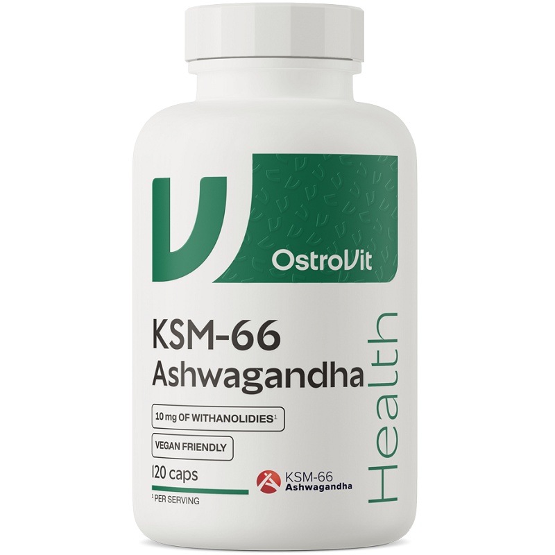 OstroVit KSM-66 Ashwagandha® Vege, 120 Capsules OstroVit KSM-66 Ashwagandha® Vege, 120 Capsules