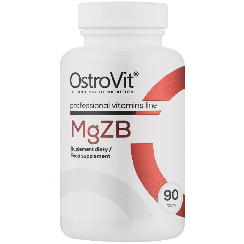 OstroVit MgZB - Magnesium, Zinc and Vitamin B6, 90 Tablets