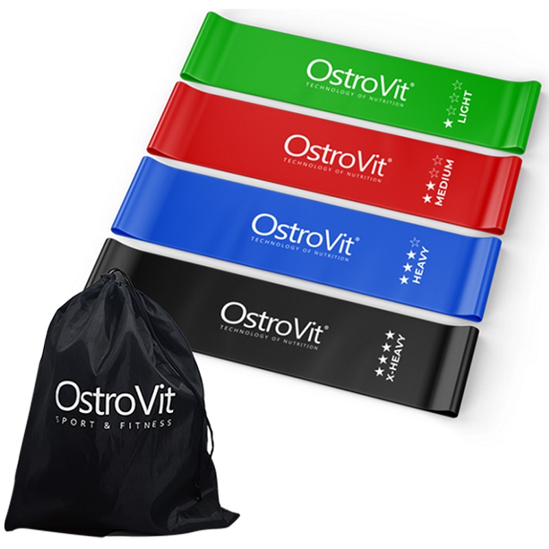 OstroVit Training Bands 4 pcs + bag OstroVit Training Bands 4 pcs + bag