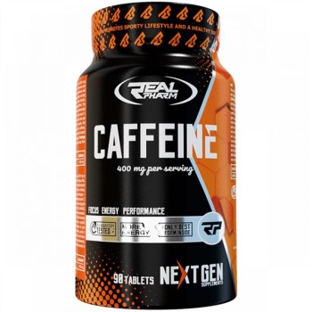 Real Pharm Caffeine 400mg, 90 Tablets Real Pharm Caffeine 400mg, 90 Tablets
