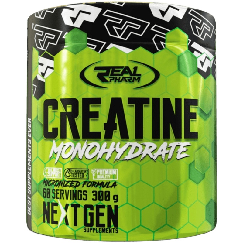 Real Pharm Creatine Monohydrate Natural, 300 Grams