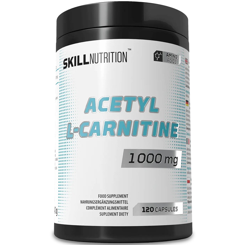 Skill Nutrition Acetyl L-Carnitine 1000 mg, 120 Veg Capsules Skill Nutrition Acetyl L-Carnitine 1000 mg, 120 Veg Capsules