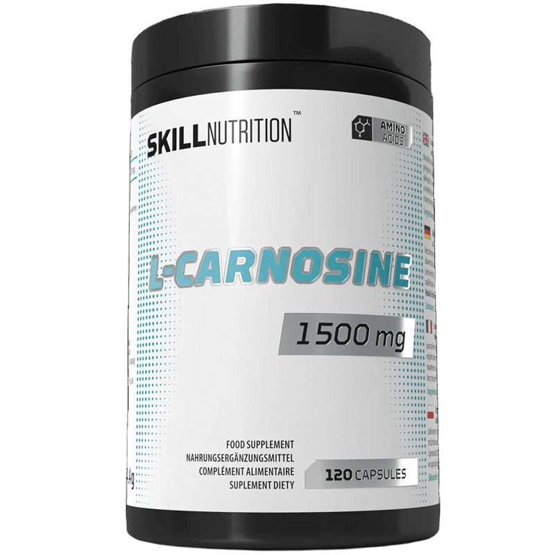 Skill Nutrition L-Carnosine 1500 mg, 120 Vegan Capsules Skill Nutrition L-Carnosine 1500 mg, 120 Vegan Capsules