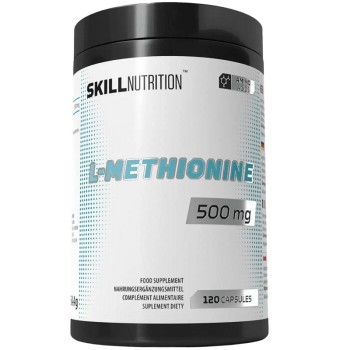 Skill Nutrition L-Methionine 500 mg, 120 Vegan Capsules