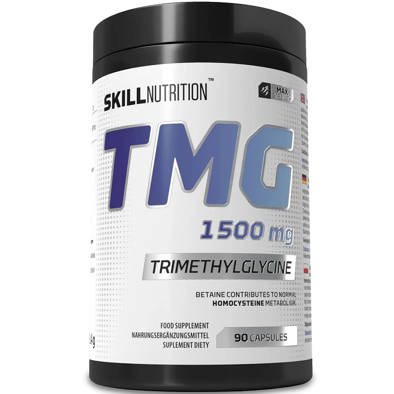 Skill Nutrition TMG Trimethylglycine 1500 mg, 90 Veg Capsules